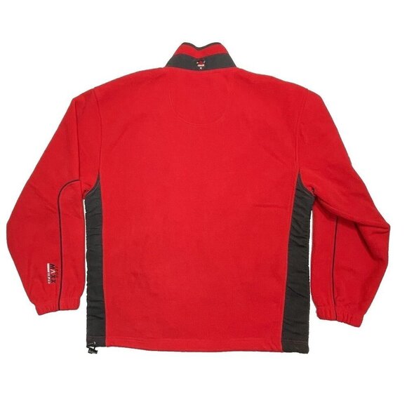 IZOD PERFORM-X Macro Fleece Softshell Jacket Men Large Red Full Zip Gorp‎ Core - Picture 16 of 16